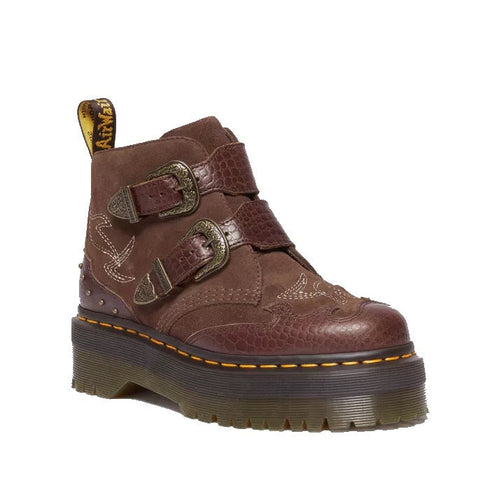 Dr Martens - GA Gothic Americana Brown Devon Boot Suede